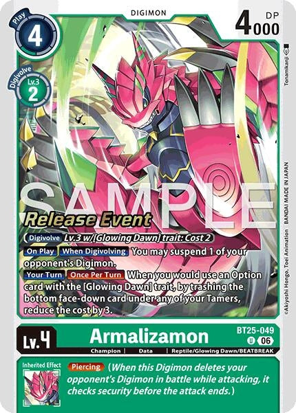 Armalizamon (BT25-049 U) [Dual Revolution Release Event Cards]
