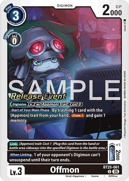 Offmon (BT25-061 U) [Dual Revolution Release Event Cards]