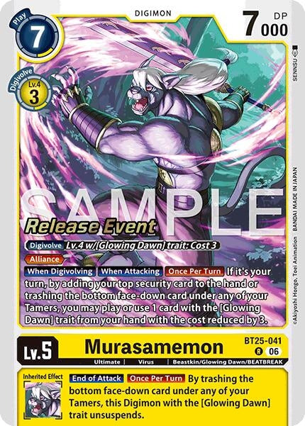 Murasamemon (BT25-041 R) [Dual Revolution Release Event Cards]
