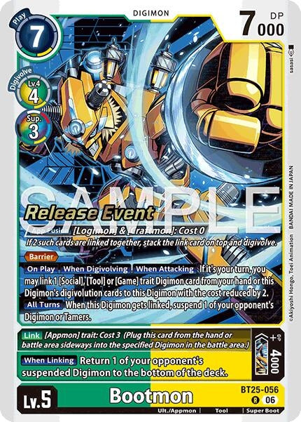 Bootmon (BT25-056 R) [Dual Revolution Release Event Cards]