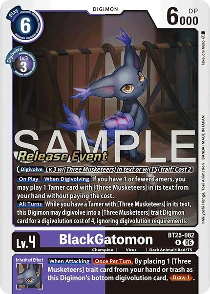 BlackGatomon (BT25-082 R) [Dual Revolution Release Event Cards]