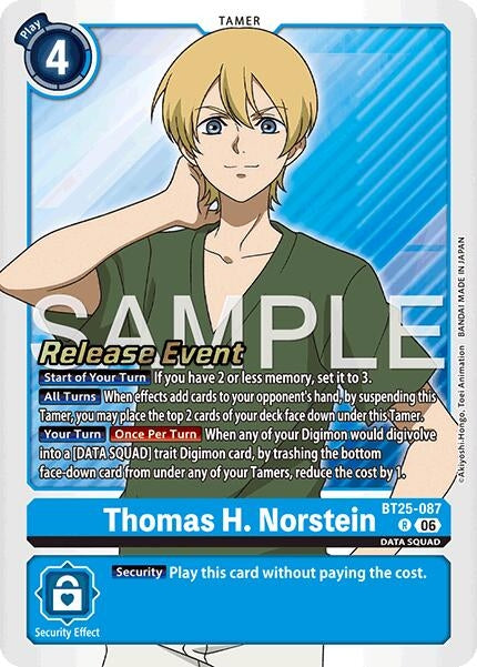 Thomas H. Norstein (BT25-087 R) [Dual Revolution Release Event Cards]
