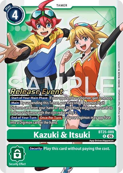 Kazuki & Itsuki (BT25-089 R) [Dual Revolution Release Event Cards]