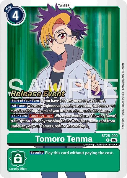 Tomoro Tenma (BT25-090 R) [Dual Revolution Release Event Cards]