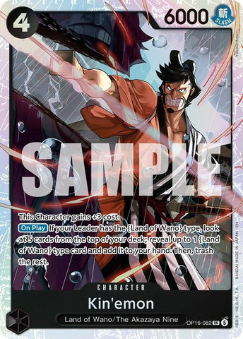 Image for Kin'emon (OP16-082) [The Time of Battle] - One Piece Card Game