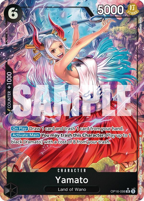 Image for Yamato (098) (Alternate Art) (OP16-098) [The Time of Battle] - One Piece Card Game
