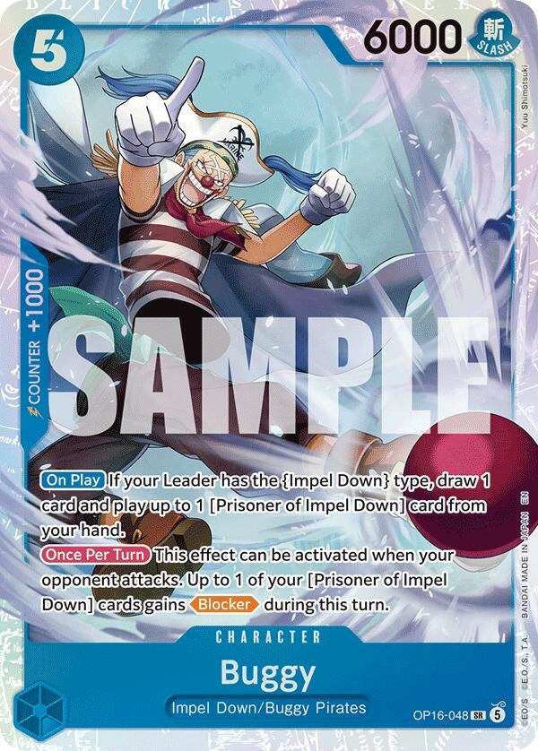 Image for Buggy (048) (OP16-048) [The Time of Battle] - One Piece Card Game