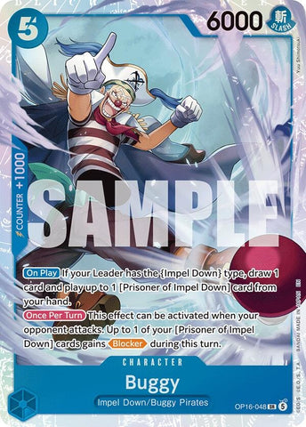 Image for Buggy (048) (OP16-048) [The Time of Battle] - One Piece Card Game