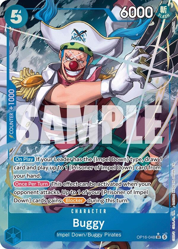 Image for Buggy (048) (Alternate Art) (OP16-048) [The Time of Battle] - One Piece Card Game