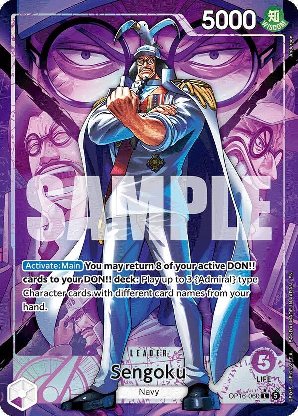Image for Sengoku (060) (Alternate Art) (OP16-060) [The Time of Battle] - One Piece Card Game