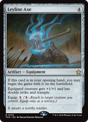 Image for Leyline Axe (129) [Promo Pack: Lorwyn Eclipsed] - Magic: The Gathering