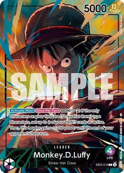 Image for Monkey.D.Luffy (Official Playmat Limited Edition Vol.5) (EB02-010) [One Piece Promotion Cards] - One Piece Card Game