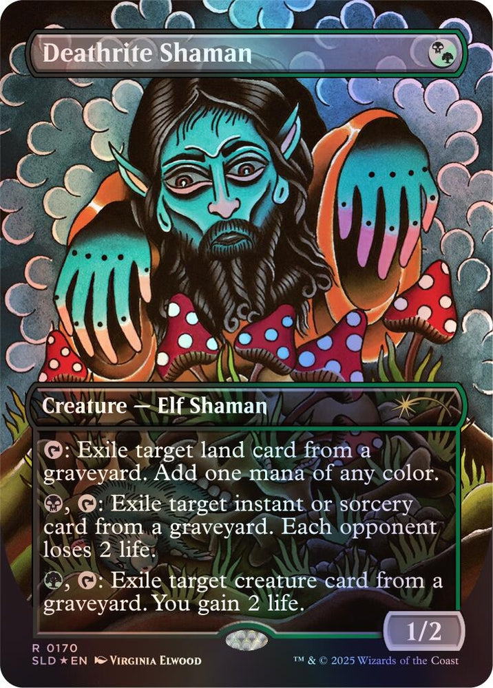 Image for Deathrite Shaman (Rainbow Foil) (170) [Secret Lair Drop Series] - Magic: The Gathering