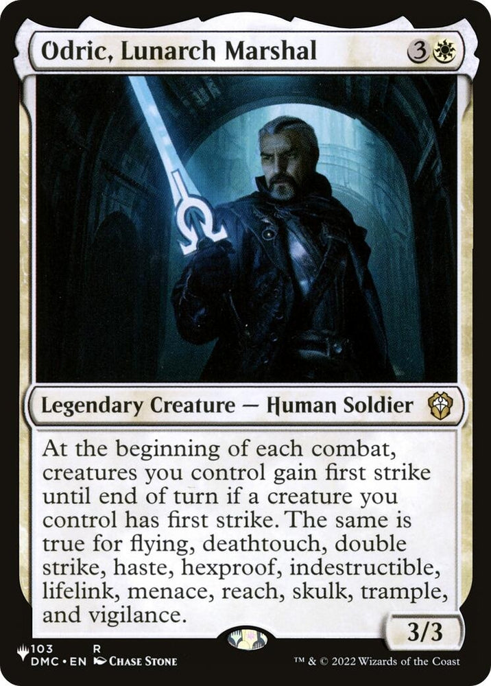 Image for Odric, Lunarch Marshal (DMC) (103) [The List Reprints] - Magic: The Gathering