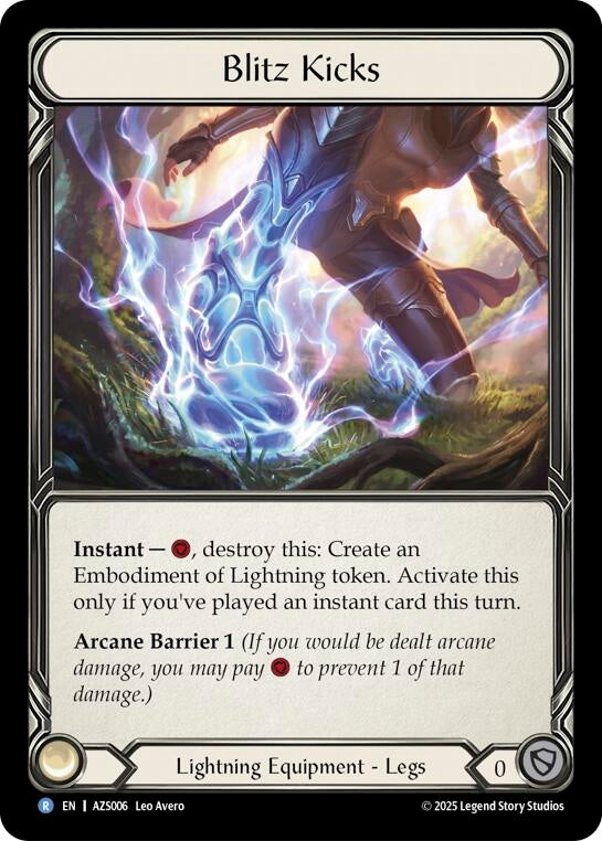 Image for Blitz Kicks (AZS006) [Armory Deck: Zyggy] - Flesh and Blood TCG