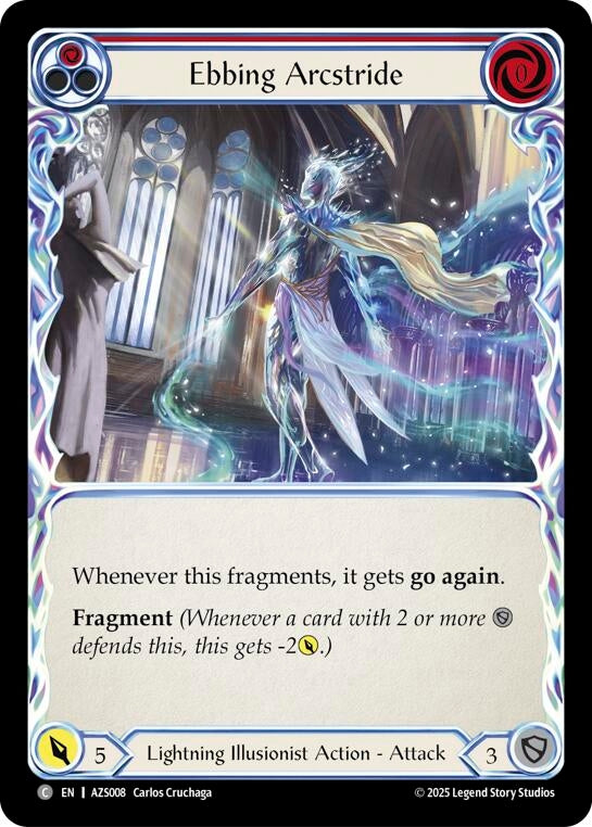 Image for Ebbing Arcstride (Red) (AZS008) [Armory Deck: Zyggy] - Flesh and Blood TCG