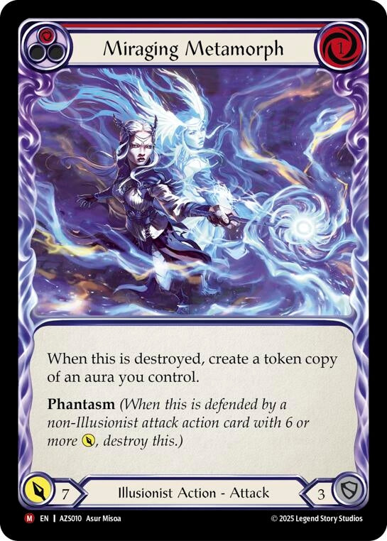 Image for Miraging Metamorph (Red) (AZS010) [Armory Deck: Zyggy] - Flesh and Blood TCG