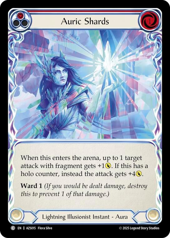 Image for Auric Shards (Red) (AZS015) [Armory Deck: Zyggy] - Flesh and Blood TCG
