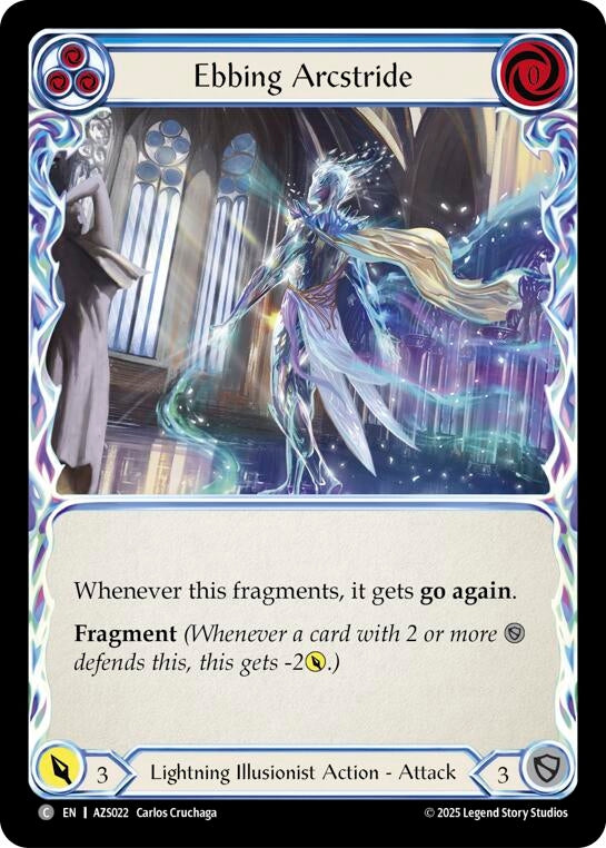 Image for Ebbing Arcstride (Blue) (AZS022) [Armory Deck: Zyggy] - Flesh and Blood TCG
