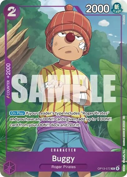 Image for Buggy (Premium Card Collection -Best Selection Vol. 6-) (OP13-072) [One Piece Promotion Cards] (OP-PR) - One Piece Card Game