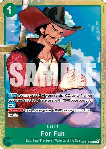 Image for For Fun (Premium Card Collection -Best Selection Vol. 6-) (OP14-037) [One Piece Promotion Cards] - One Piece Card Game