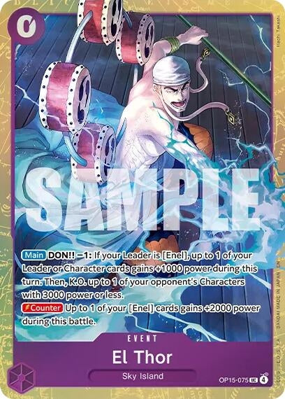 Image for El Thor (Premium Card Collection -Best Selection Vol. 6-) (OP15-075) [One Piece Promotion Cards] - One Piece Card Game