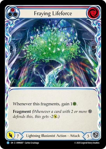 Image for Fraying Lifeforce (OMN007) [Omens of the Third Age] - Flesh and Blood TCG