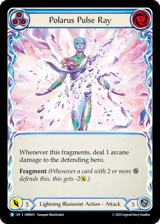 Image for Polarus Pulse Ray (Blue) (OMN011) [Omens of the Third Age] - Flesh and Blood TCG