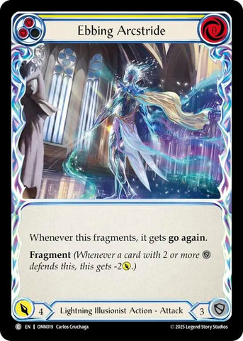 Image for Ebbing Arcstride (Yellow) (OMN019) [Omens of the Third Age] - Flesh and Blood TCG