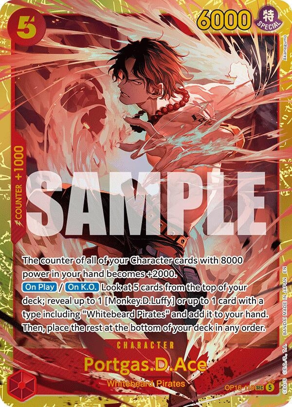 Image for Portgas.D.Ace (118) (OP16-118) [The Time of Battle] - One Piece Card Game