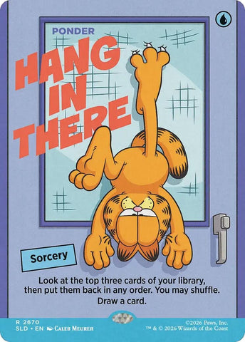 Image for Hang In There - Ponder (2670) [Secret Lair Drop Series] (SLD) - Magic: The Gathering