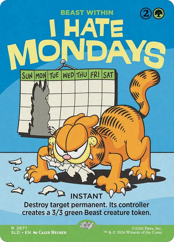 Image for I Hate Mondays - Beast Within (2671) [Secret Lair Drop Series] (SLD) - Magic: The Gathering