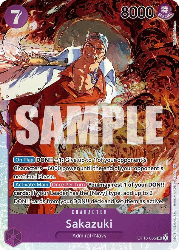 Image for Sakazuki (OP16-065) [The Time of Battle] - One Piece Card Game
