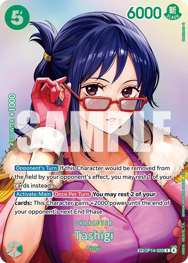 Image for Tashigi (SP) (OP14-029) [The Time of Battle] - One Piece Card Game
