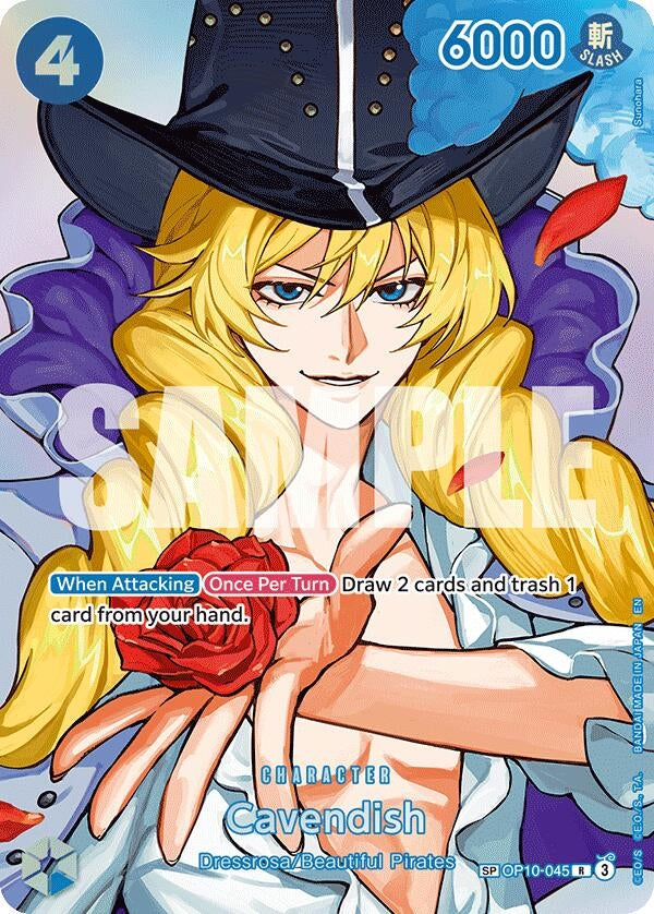 Image for Cavendish (SP) (OP10-045) [The Time of Battle] - One Piece Card Game