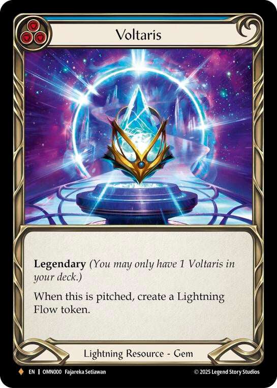 Image for Voltaris (Blue) (OMN000) [Omens of the Third Age] - Flesh and Blood TCG