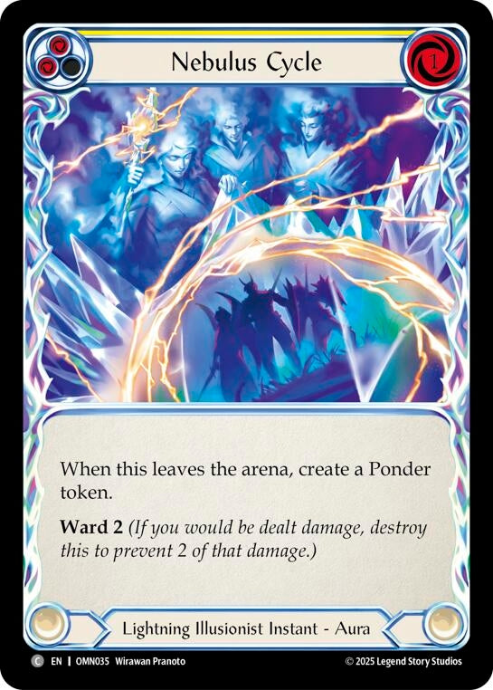 Image for Nebulus Cycle (Yellow) (OMN035) [Omens of the Third Age] - Flesh and Blood TCG