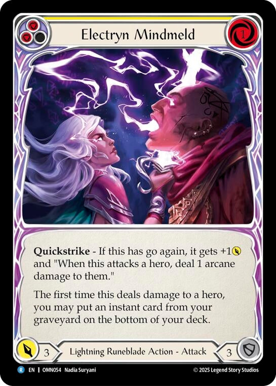 Image for Electryn Mindmeld (Yellow) (OMN054) [Omens of the Third Age] - Flesh and Blood TCG
