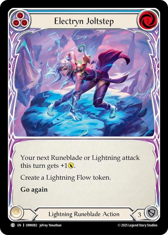 Image for Electryn Joltstep (Blue) (OMN082) [Omens of the Third Age] - Flesh and Blood TCG