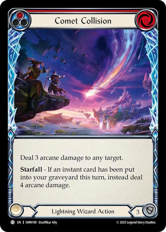 Image for Comet Collision (Red) (OMN109) [Omens of the Third Age] - Flesh and Blood TCG