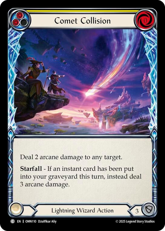Image for Comet Collision (Yellow) (OMN110) [Omens of the Third Age] - Flesh and Blood TCG