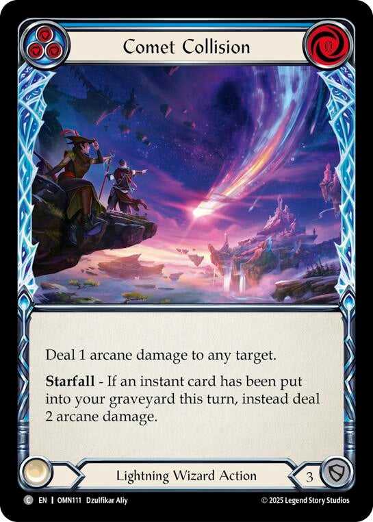 Image for Comet Collision (Blue) (OMN111) [Omens of the Third Age] - Flesh and Blood TCG