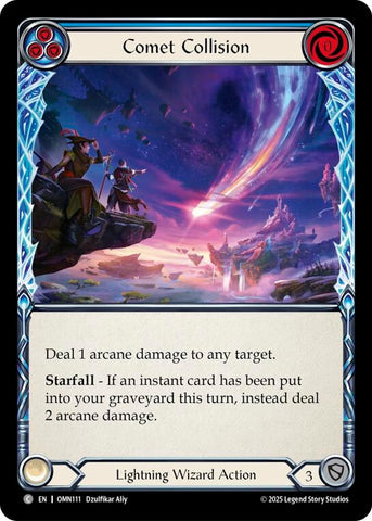 Image for Comet Collision (Blue) (OMN111) [Omens of the Third Age] - Flesh and Blood TCG