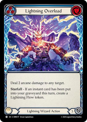 Image for Lightning Overload (Blue) (OMN117) [Omens of the Third Age] - Flesh and Blood TCG