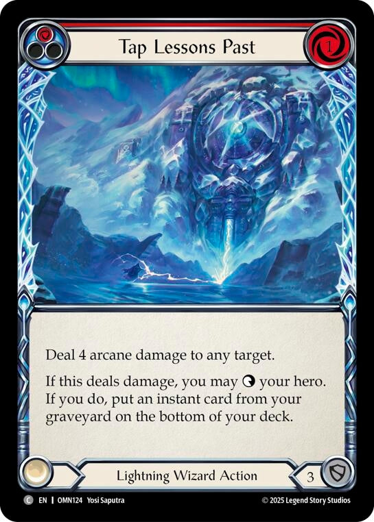 Image for Tap Lessons Past (Red) (OMN124) [Omens of the Third Age] - Flesh and Blood TCG