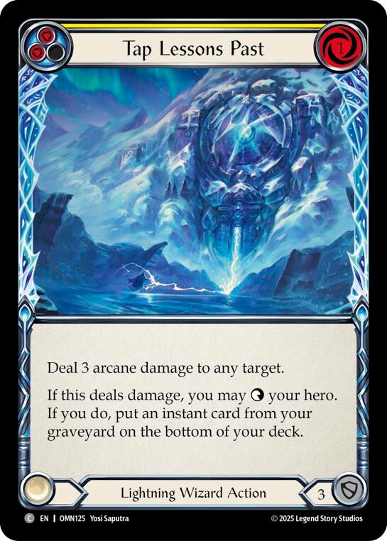 Image for Tap Lessons Past (Yellow) (OMN125) [Omens of the Third Age] - Flesh and Blood TCG