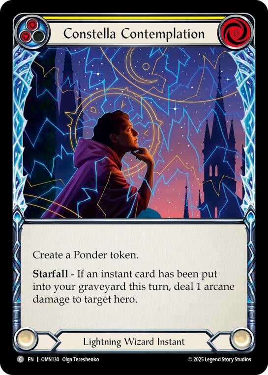 Image for Constella Contemplation (Yellow) (OMN130) [Omens of the Third Age] - Flesh and Blood TCG