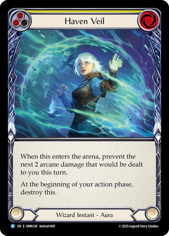 Image for Haven Veil (Yellow) (OMN138) [Omens of the Third Age] - Flesh and Blood TCG