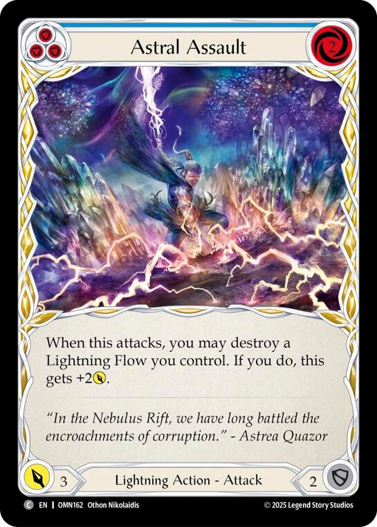 Image for Astral Assault (Blue) (OMN162) [Omens of the Third Age] - Flesh and Blood TCG