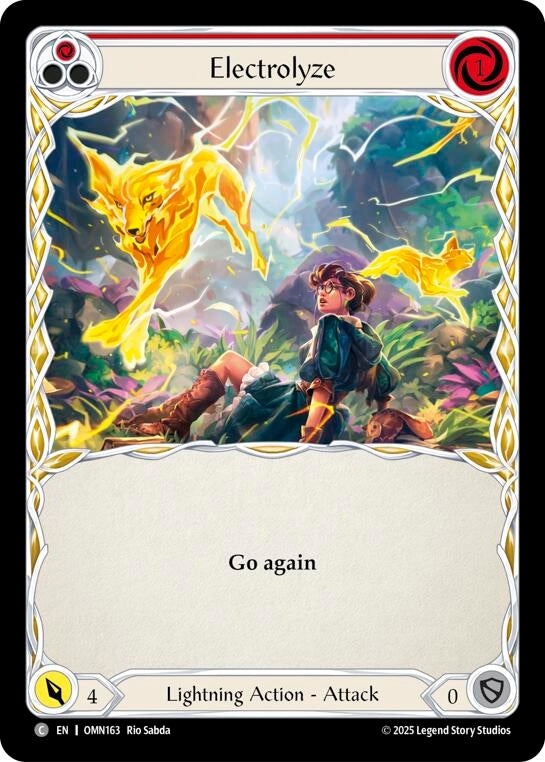 Image for Electrolyze (Red) (OMN163) [Omens of the Third Age] - Flesh and Blood TCG
